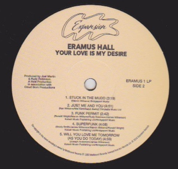 Eramus Hall : Your Love Is My Desire (LP, Album, RE)