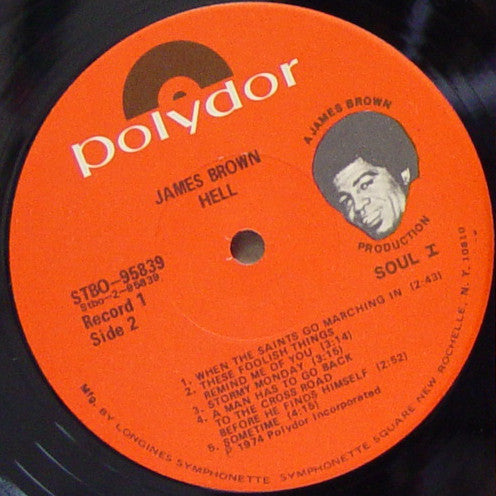James Brown : Hell (2xLP, Album, Club, Gat)