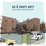 AG &  Party Arty : Live From The Balcony (12", EP, Ltd)