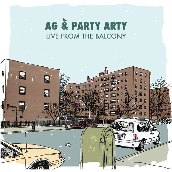 AG &  Party Arty : Live From The Balcony (12", EP, Ltd)