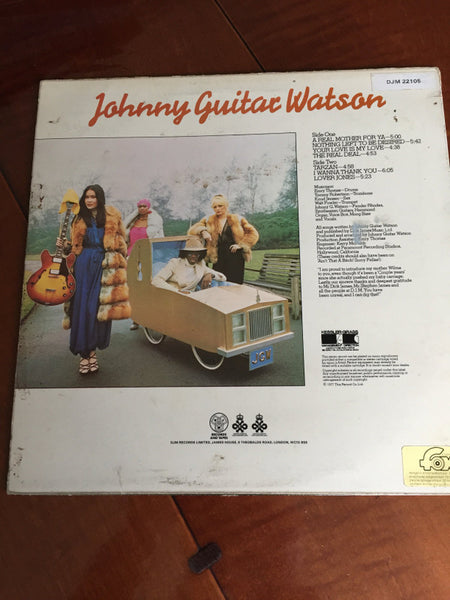 Johnny Guitar Watson : A Real Mother (LP, Album)