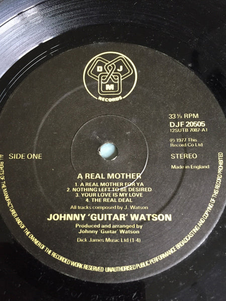 Johnny Guitar Watson : A Real Mother (LP, Album)