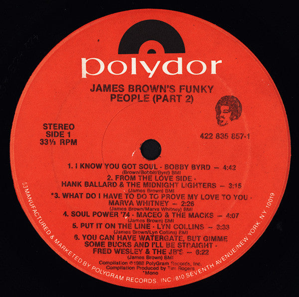 Various : James Brown's Funky People (Part 2) (LP, Comp)