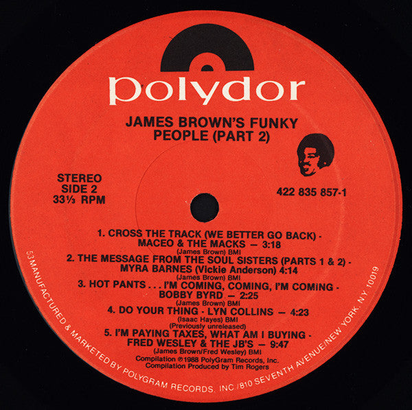 Various : James Brown's Funky People (Part 2) (LP, Comp)