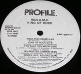 Run-D.M.C.* : King Of Rock (LP, Album, Promo)