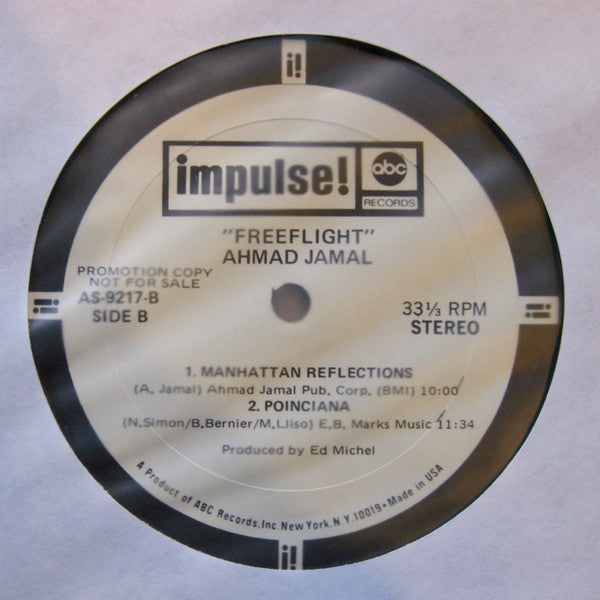 Ahmad Jamal : Freeflight (LP, Album, Promo, Gat)