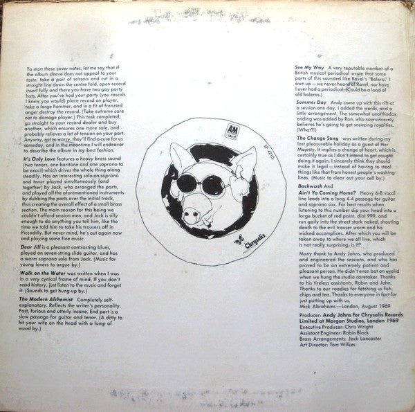 Blodwyn Pig : Ahead Rings Out (LP, Album, Ter)