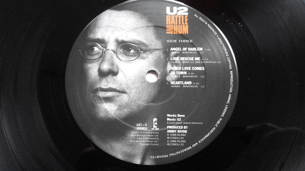 U2 : Rattle And Hum (2xLP, Album)