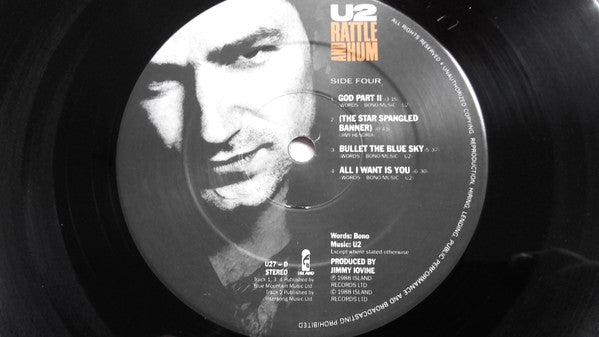 U2 : Rattle And Hum (2xLP, Album)