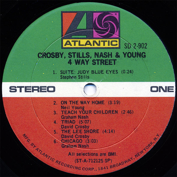 Crosby, Stills, Nash & Young : 4 Way Street (2xLP, Album, SP)
