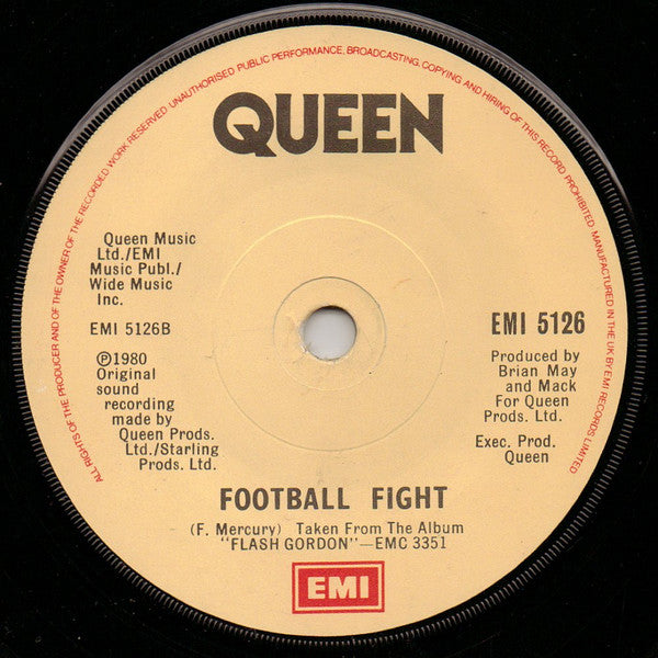 Queen : Flash (7", Single, Sol)