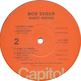 Bob Seger & The Silver Bullet Band* : Night Moves (LP, Album, Jac)
