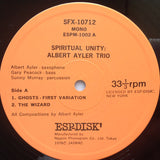 Albert Ayler Trio : Spiritual Unity (LP, Album, Mono, RE)