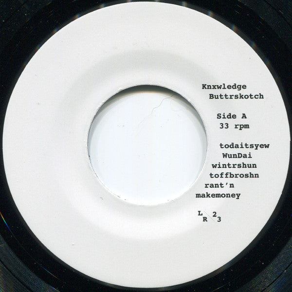 Knxwledge : Buttrskotch (7", MiniAlbum)
