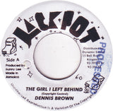 Dennis Brown : The Girl I Left Behind (7", RP)