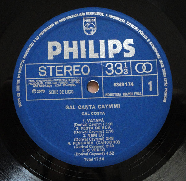 Gal Costa : Gal Canta Caymmi (LP, Album)