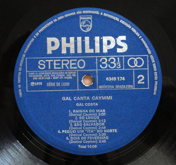 Gal Costa : Gal Canta Caymmi (LP, Album)