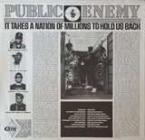 Public Enemy : It Takes A Nation Of Millions To Hold Us Back (LP, Album, Car)