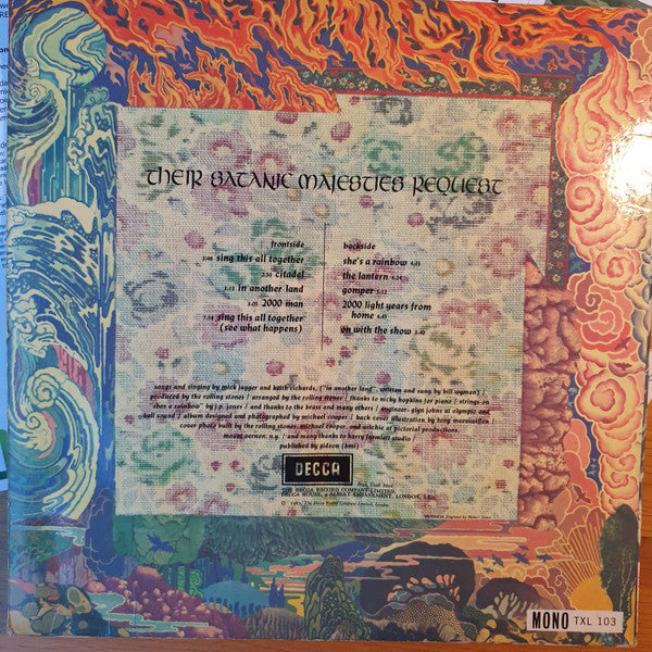 The Rolling Stones : Their Satanic Majesties Request (LP, Album, Mono, RP, Len)