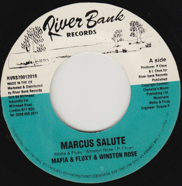 Mafia & Fluxy & Winston Rose : Marcus Salute (7")