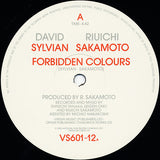 Ryuichi Sakamoto & David Sylvian : Forbidden Colours (12", Single)