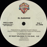 El DeBarge : My Heart Belongs To You (12", Single, Promo)