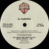 El DeBarge : My Heart Belongs To You (12", Single, Promo)