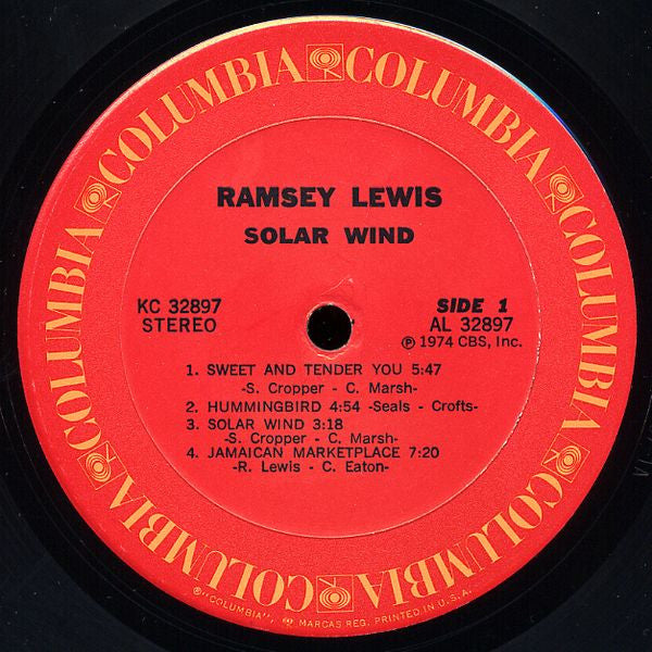 Ramsey Lewis : Solar Wind (LP, Album, Pit)