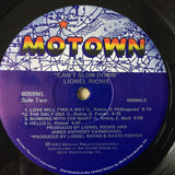 Lionel Richie : Can't Slow Down (LP, Album, Gat)