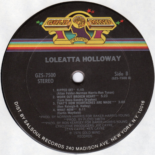 Loleatta Holloway : Loleatta (LP, Album, Bla)