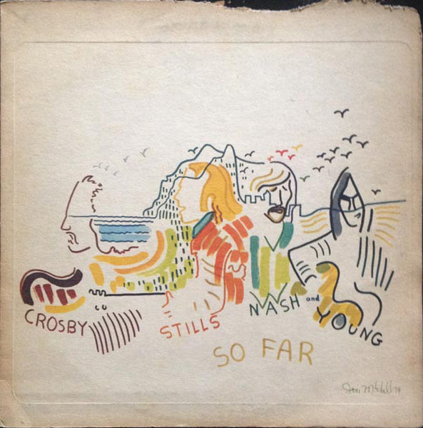 Crosby Stills Nash And Young* : So Far (LP, Comp)