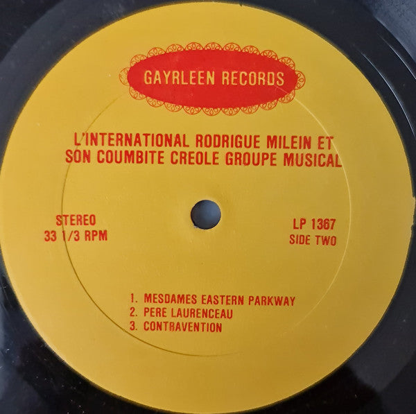 Rodrigue Milien Et Son Groupe Combite Creole : Rackêt (LP, Album)