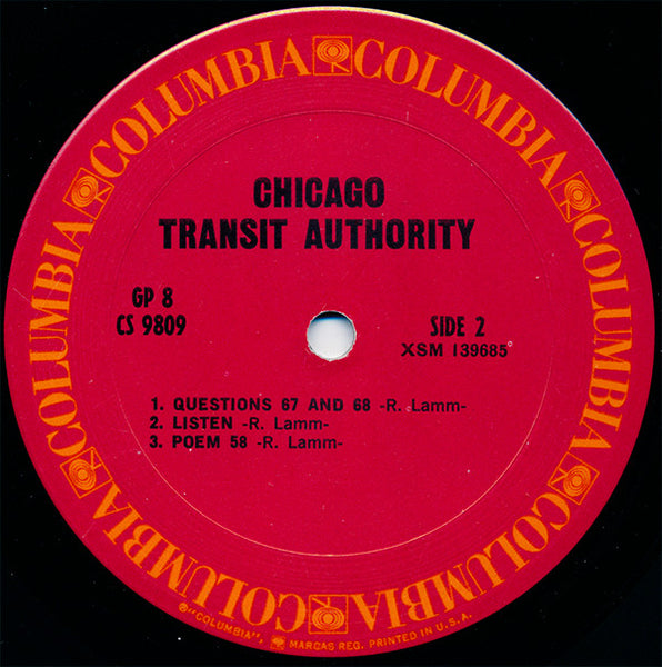 Chicago Transit Authority* : Chicago Transit Authority (2xLP, Album, RP, Pit)
