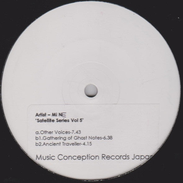 Mi-ne : Music Conception Presents Satellite Series Vol. 5 (12", Promo, W/Lbl)
