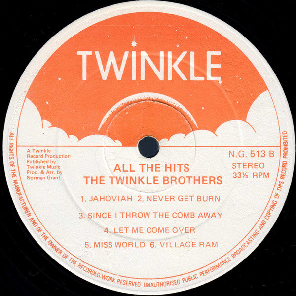 Twinkle Brothers : All The Hits From 1970 - 1988 (LP, Comp)