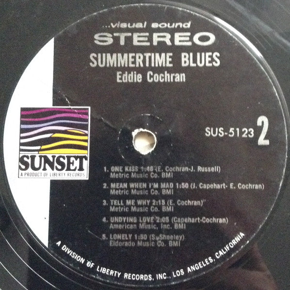 Eddie Cochran : Summertime Blues (LP, Comp)