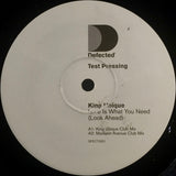 King Unique : Love Is What You Need (Look Ahead) (2x12", TP)