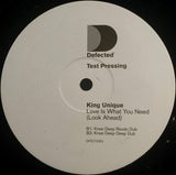 King Unique : Love Is What You Need (Look Ahead) (2x12", TP)