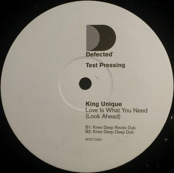 King Unique : Love Is What You Need (Look Ahead) (2x12", TP)