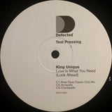 King Unique : Love Is What You Need (Look Ahead) (2x12", TP)