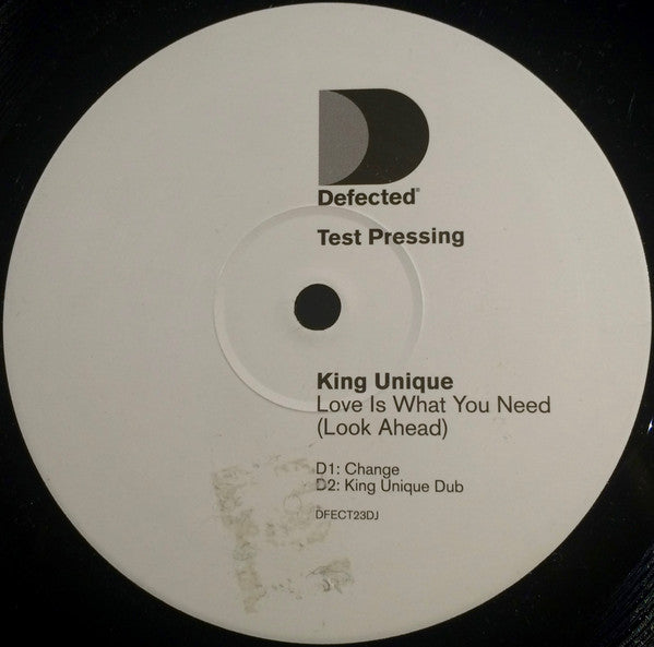 King Unique : Love Is What You Need (Look Ahead) (2x12", TP)