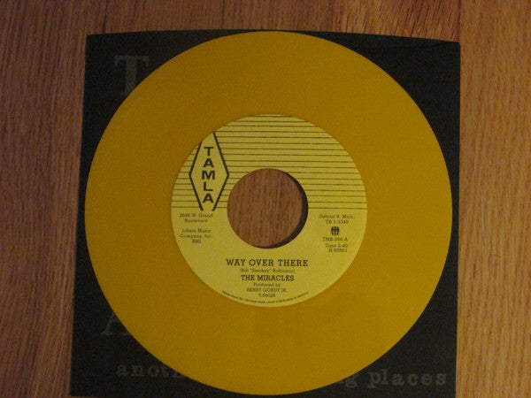 The Miracles : Way Over There (7", Single, Ltd, Yel)