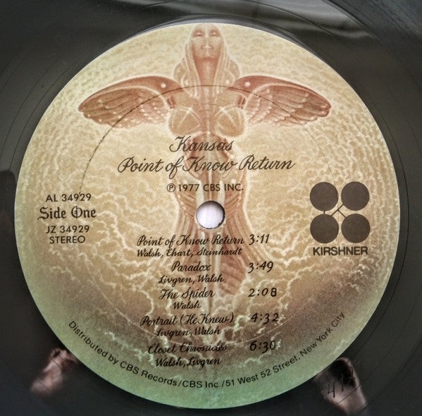 Kansas (2) : Point Of Know Return (LP, Album, RE, RP, Smplr)