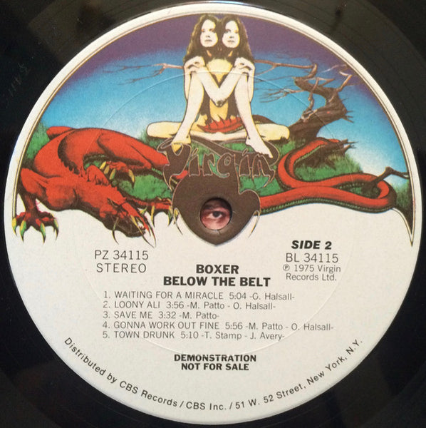 Boxer (2) : Below The Belt (LP, Album, Promo)