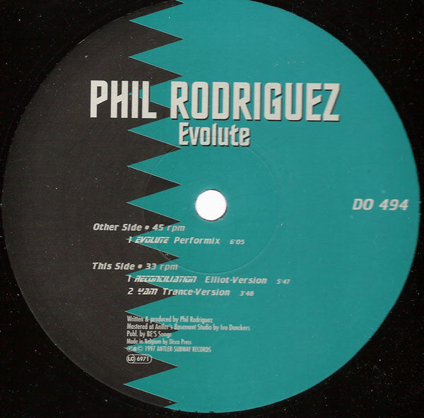 Phil Rodriguez : Evolute (12")