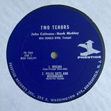 John Coltrane & Hank Mobley : Two Tenors (LP, Album, Mono, RE, RP)