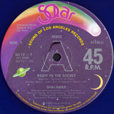 Shalamar : Right In The Socket (Remix) / The Second Time Around (12", Promo, Blu)