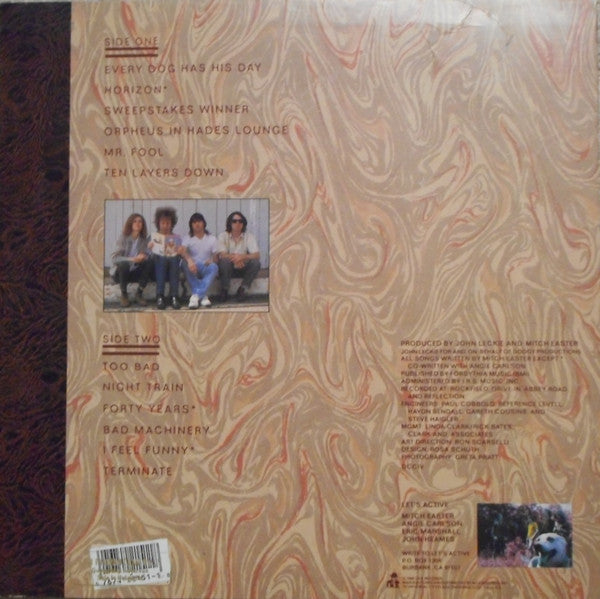 Let's Active : Every Dog Has His Day (LP, Album, Glo)