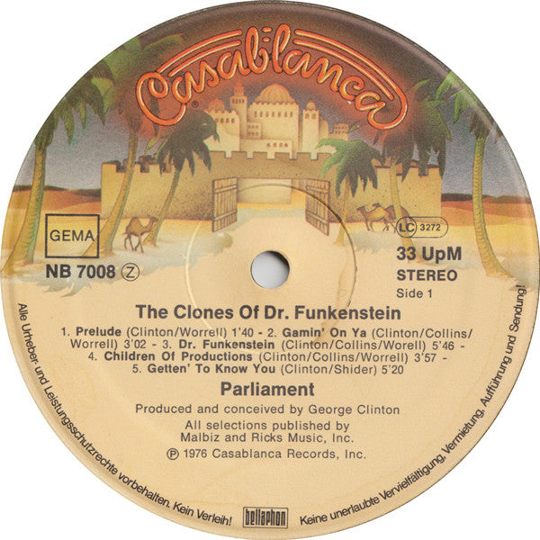 Parliament : The Clones Of Dr. Funkenstein (LP, Album)