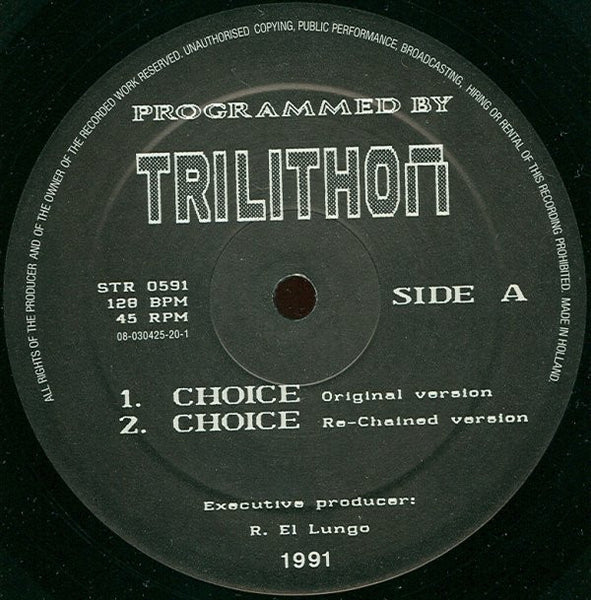 Trilithon : Choice (12", Single)
